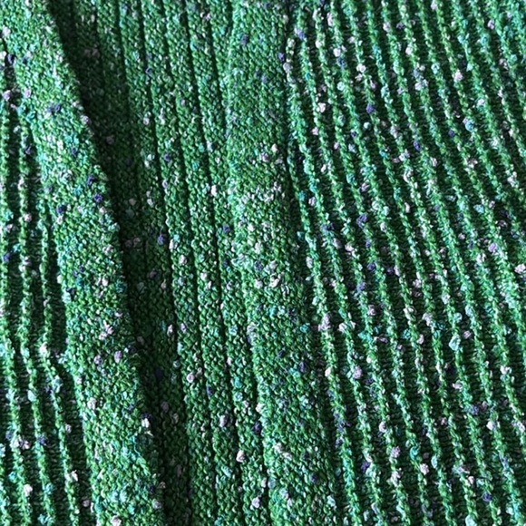 J. Jill Multicolored green Cardi size small - Picture 3 of 11